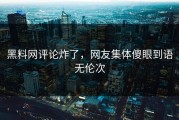 黑料网评论炸了，网友集体傻眼到语无伦次