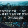 我把流程拆开后发现：51网的“顺畅感”从哪来？背后是常见误区在起作用（别说我没提醒）