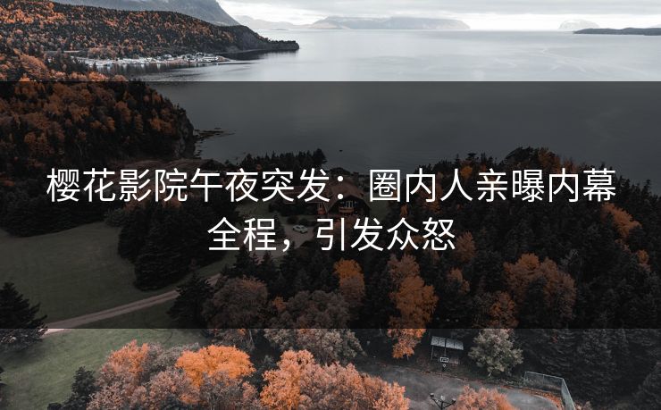 樱花影院午夜突发：圈内人亲曝内幕全程，引发众怒